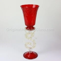 Venetian Goblet Red S - Murano Glass -Life Store 1437738385998