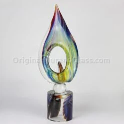 Calla Flower - Sculpture In Chalcedony - Original Murnao Glass OMG -Life Store 1444486565233