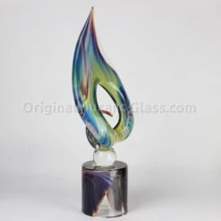 Calla Flower - Sculpture In Chalcedony - Original Murnao Glass OMG -Life Store 1444486571322