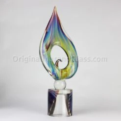 Calla Flower - Sculpture In Chalcedony - Original Murnao Glass OMG -Life Store 1444486577334
