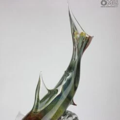 Hammerhead Shark - Sculpture In Chalcedony - Original Murano Glass Omg -Life Store 1455549760135