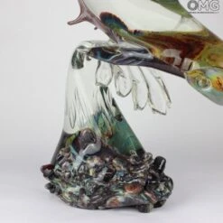 Hammerhead Shark - Sculpture In Chalcedony - Original Murano Glass Omg -Life Store 1455549762109