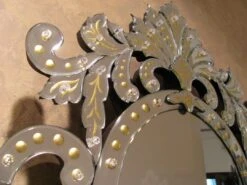 Sofia Amina Venetian Mirror Gold Engraved -Life Store 146142601897