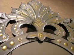 Sofia Amina Venetian Mirror Gold Engraved -Life Store 1461426029268