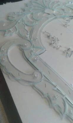 Sofia Amina Venetian Mirror Gold Engraved -Life Store 1461427011492