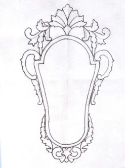 Sofia Amina Venetian Mirror Gold Engraved -Life Store 1461427715596