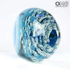 Fish Abstract Sculpture - Light Blue - Original Murano Glass -Life Store 1496919081918