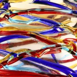 Harlequin Vase - Short Vase - Original Murano Glass -Life Store 1502300909833