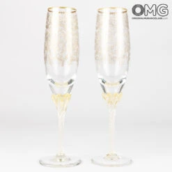 Champagne Drinking Glass Barocco Flutes - 6 Pieces Set -Life Store 1507624633636