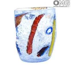 Fruit - Set Of 6 Drinking Glasses - Mix Colors Tumbler Goto - Original Murano Glass -Life Store 1508491568475