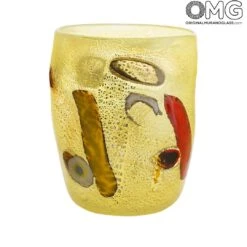 Fruit - Set Of 6 Drinking Glasses - Mix Colors Tumbler Goto - Original Murano Glass -Life Store 1508491581435