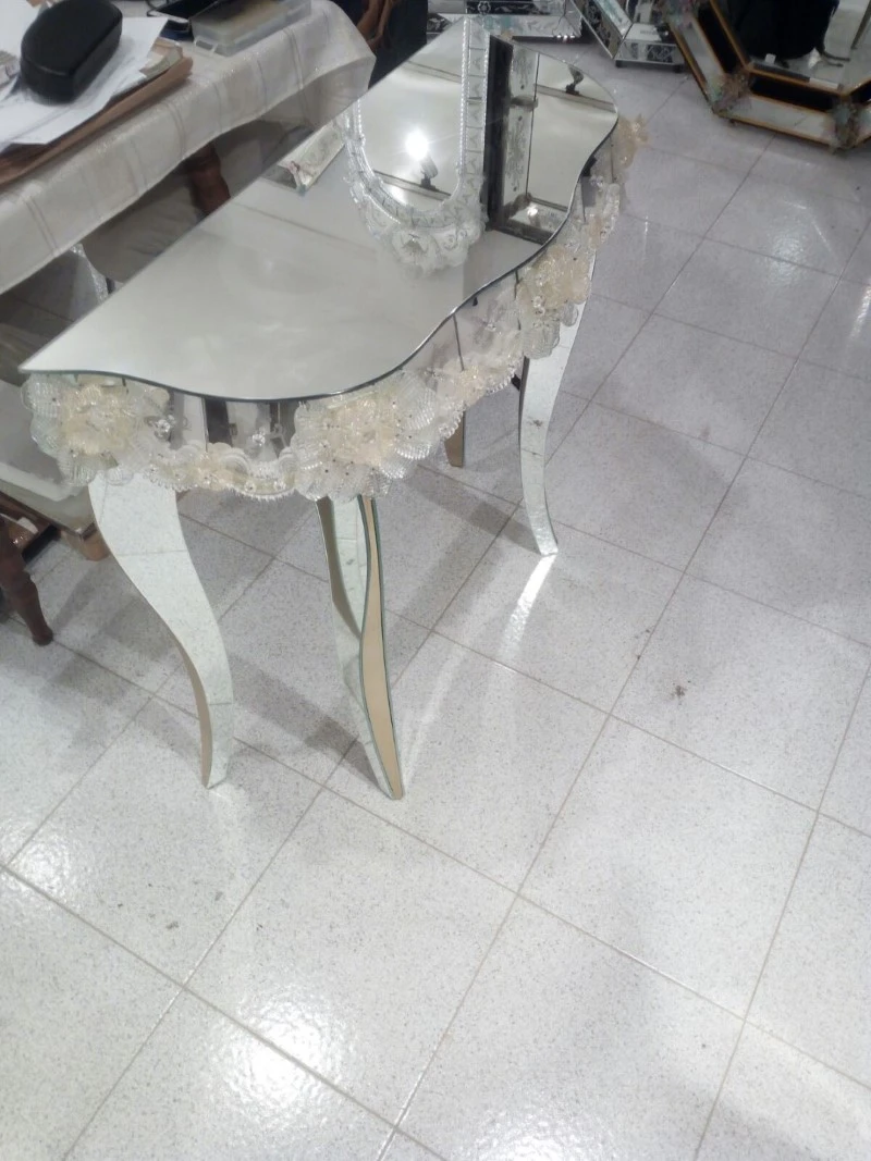 Table Console Regina Venetian Mirror - Murano Glass 10 Table Console Regina Venetian Mirror - Murano Glass - Image 9