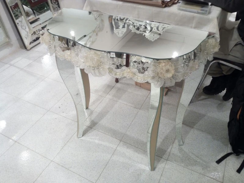 Table Console Regina Venetian Mirror - Murano Glass 9 Table Console Regina Venetian Mirror - Murano Glass - Image 8