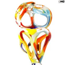 Multicolor Sculpture - Slimer Abstract - Murano Glass Sculpture -Life Store 164804126549