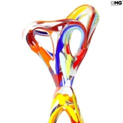 Multicolor Sculpture - Slimer Abstract - Murano Glass Sculpture -Life Store 164804126618