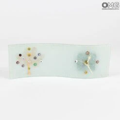 Table Clock Stripe - The Tree Of Life - Original Murano Glass OMG 21 Table Clock Stripe - The Tree Of Life - Original Murano Glass OMG -Life Store 20180307 0122 mod