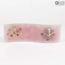 Table Clock Stripe - The Tree Of Life - Original Murano Glass OMG 22 Table Clock Stripe - The Tree Of Life - Original Murano Glass OMG -Life Store 20180307 0124 mod