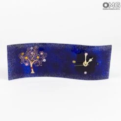 Table Clock Stripe - The Tree Of Life - Original Murano Glass OMG 23 Table Clock Stripe - The Tree Of Life - Original Murano Glass OMG -Life Store 20180307 0126 mod