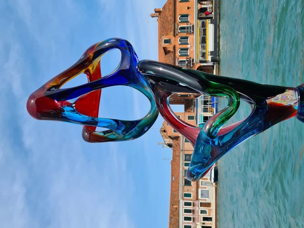 Multicolor Infinite - Abstract - Murano Glass Sculpture 8 Multicolor Infinite - Abstract - Murano Glass Sculpture - Image 6