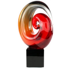 Love Vortex - Abstract - Original Murano Glass -Life Store abstract sculpture original murano glass vortex 3