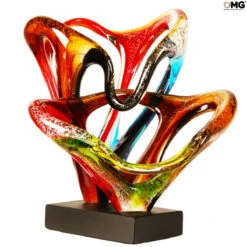 Fenom - Abstract - Murano Glass Sculpture -Life Store abstract slimer base zin original murano glass omg2
