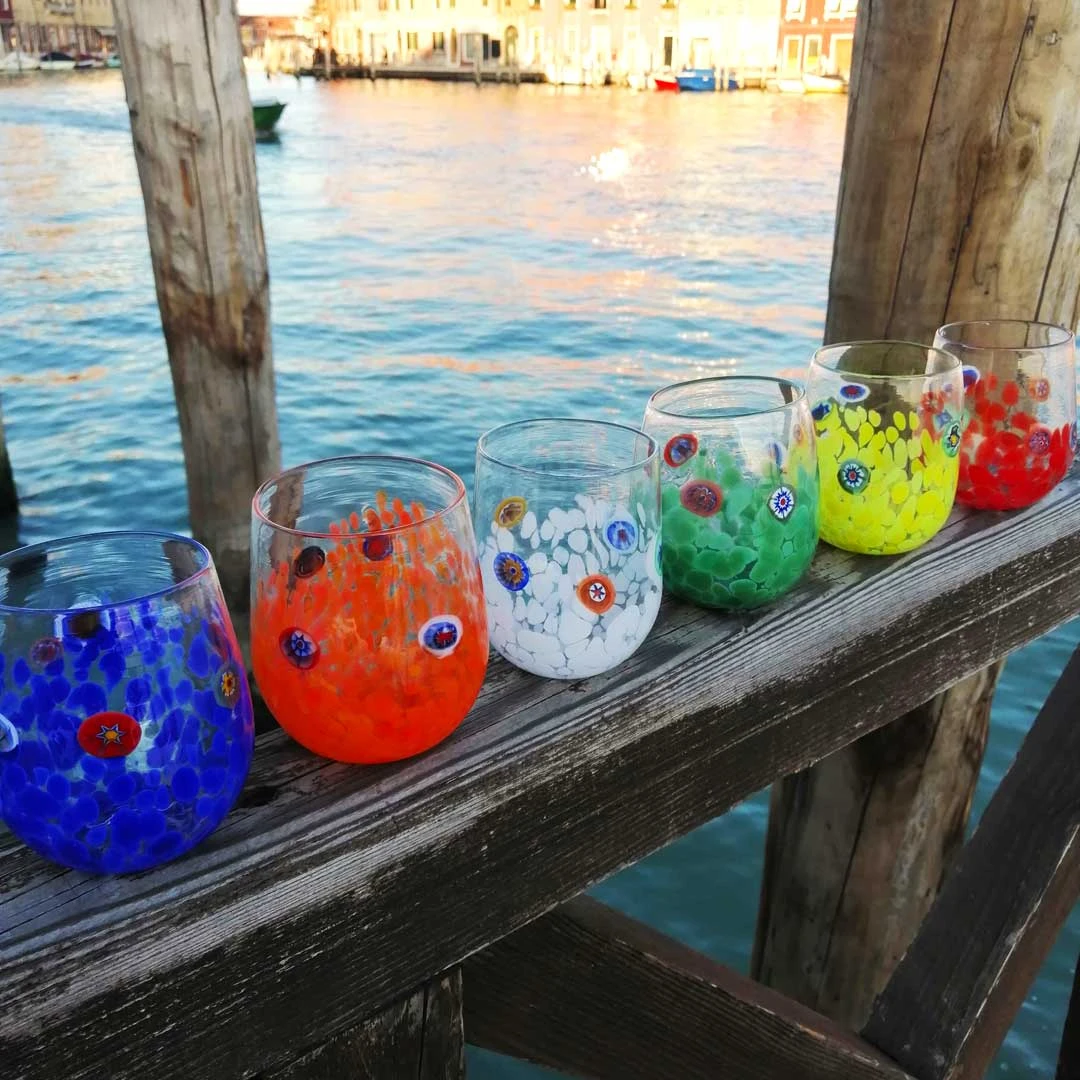 Set Of 6 Drinking Glasses - Allegro - Original Murano Glass 13 Set Of 6 Drinking Glasses - Allegro - Original Murano Glass - Image 11