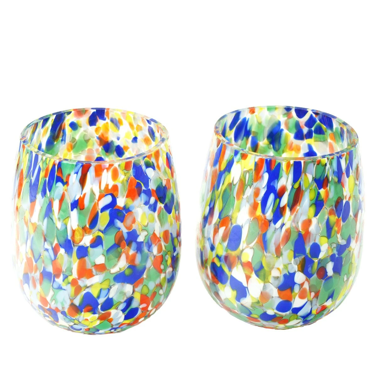 Set Of 6 Drinking Glasses - Arlecchino - Original Murano Glass OMG 6 Set Of 6 Drinking Glasses - Arlecchino - Original Murano Glass OMG - Image 5