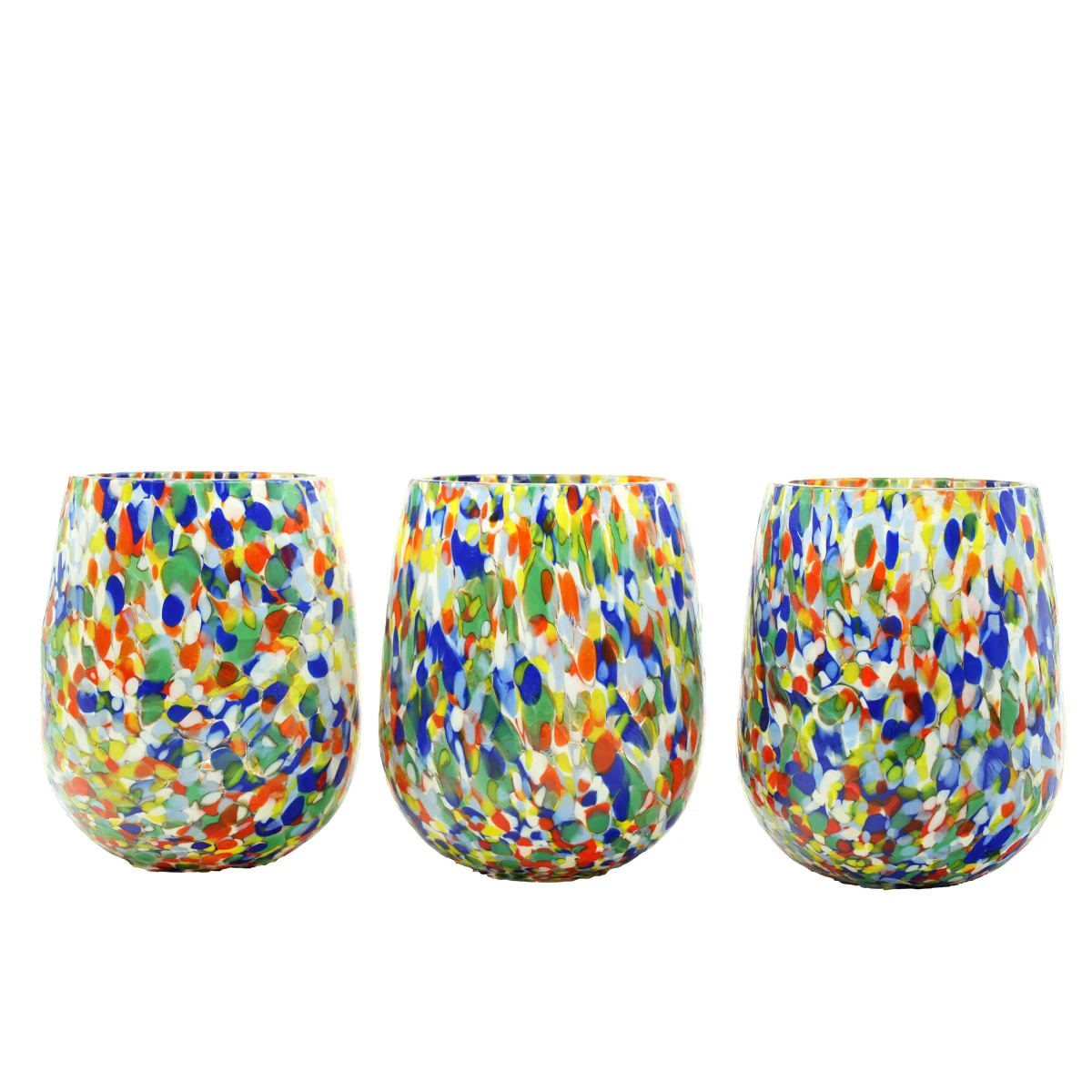 Set Of 6 Drinking Glasses - Arlecchino - Original Murano Glass OMG 7 Set Of 6 Drinking Glasses - Arlecchino - Original Murano Glass OMG - Image 6