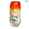 Fishes Vase Red - Venetian Vase - Original Murano Glass -Life Store artglass vetro venetian glass murano glass omg 0121