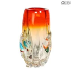 Fishes Vase Red - Venetian Vase - Original Murano Glass 11 Fishes Vase Red - Venetian Vase - Original Murano Glass -Life Store artglass vetro venetian glass murano glass omg 0123