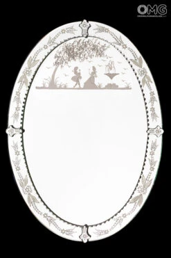 Augusto - Wall Venetian Mirror - Murano Glass