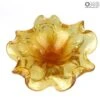 Flower Bowl - Amber - Original Murano Glass OMG -Life Store baleton amber centerpiece murano glass 2