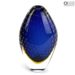 Vase Egg Baleton - Blue Sommerso - Original Murano Glass OMG 10 Vase Egg Baleton - Blue Sommerso - Original Murano Glass OMG -Life Store baleton egg blue vase murano glass 2