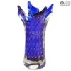 Fashion 60s Flower Vase - Blue Venetian Glass Murano OMG® -Life Store baletono vase 4 blue murano glass 2