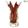 Fashion 60s Flower Vase - Red Venetian Glass Murano OMG® -Life Store baletono vase 4 red murano glass 1