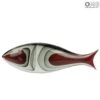Fish Abstract - Sculpture Murano Glass -Life Store big red fish sommerso sculpture murano glass