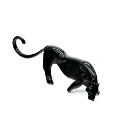 Black Panther Figurine - Original Murano Glass OMG -Life Store black panter original murano glass omg2
