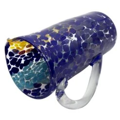 Pitcher Rainbow - Blue - Original Murano Glass OMG -Life Store blu27