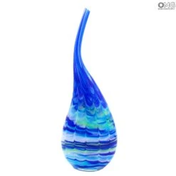 Missoni Drop Vase Blue Original Murano Glass OMG®