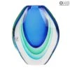 Vase Drop Blue Sommerso - Original Murano Glass OMG -Life Store blue sommerso vase murano glass omg 34