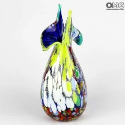 Papillon Vase - Blue - Original Murano Glass OMG -Life Store blue vase fifi murano glass 1