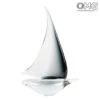 Sail Boat - Black - Original Murano Glass OMG -Life Store boat sailing murano glass omg 95