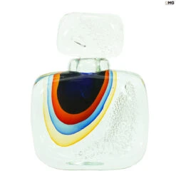 Bottle Lagoon Sommerso - Original Murano Glass OMG