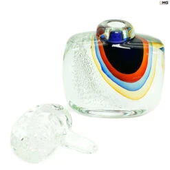 Bottle Lagoon Sommerso - Original Murano Glass OMG 12 Bottle Lagoon Sommerso - Original Murano Glass OMG -Life Store bootle laguna sommerso original murano glass omg2