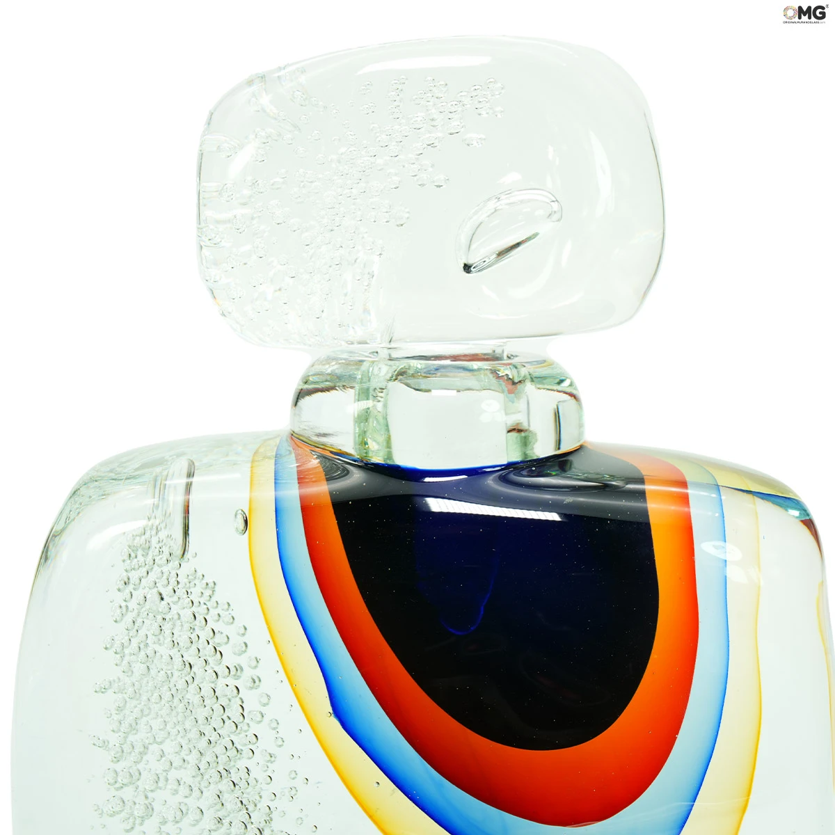 Bottle Lagoon Sommerso - Original Murano Glass OMG 6 Bottle Lagoon Sommerso - Original Murano Glass OMG - Image 4