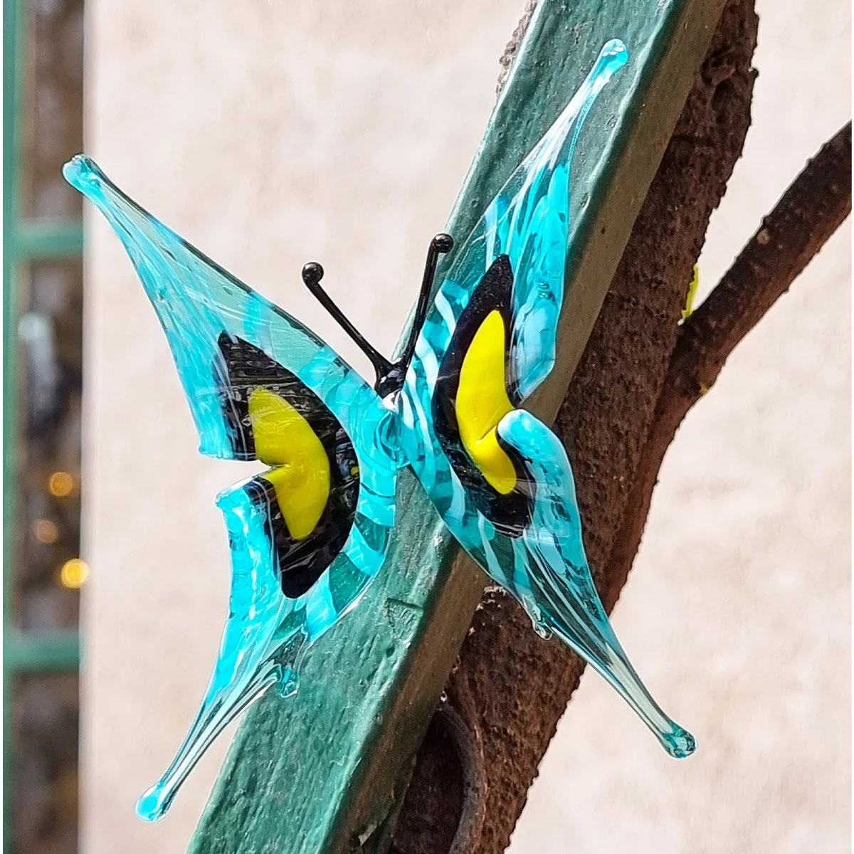 Wonderful Light Blue Butterfly Figurine - Original Murano Glass OMG 4 Wonderful Light Blue Butterfly Figurine - Original Murano Glass OMG - Image 2