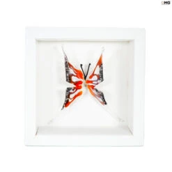 Wonderful Red Butterfly Figurine - Original Murano Glass OMG