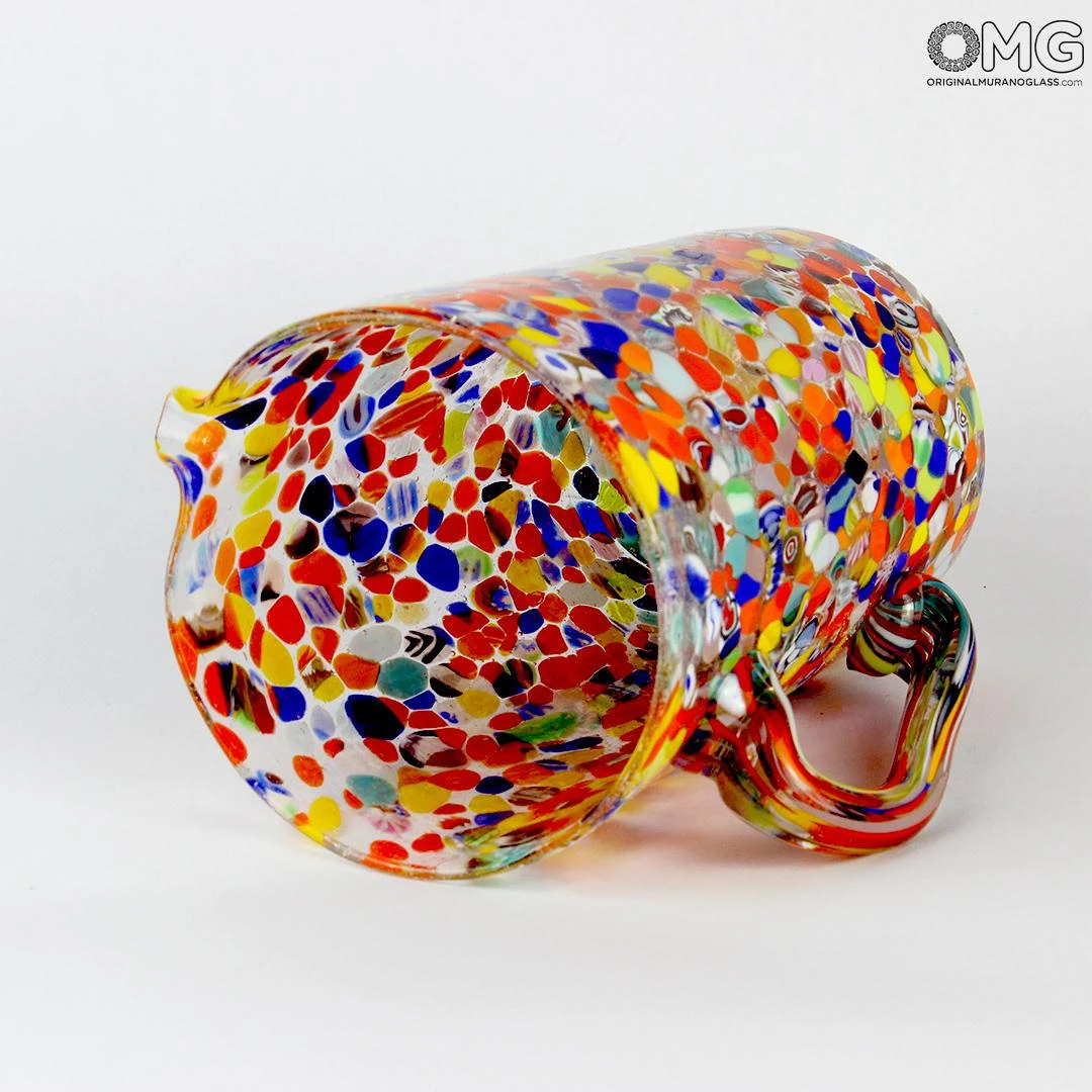Pitcher Polychrome - Stains - Original Murano Glass OMG 4 Pitcher Polychrome - Stains - Original Murano Glass OMG - Image 2