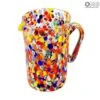 Pitcher Polychrome - Stains - Original Murano Glass OMG -Life Store caraffa macchie murano glass multicolor