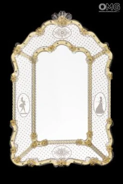 Aurelius - Wall Venetian Mirror - Murano Glass